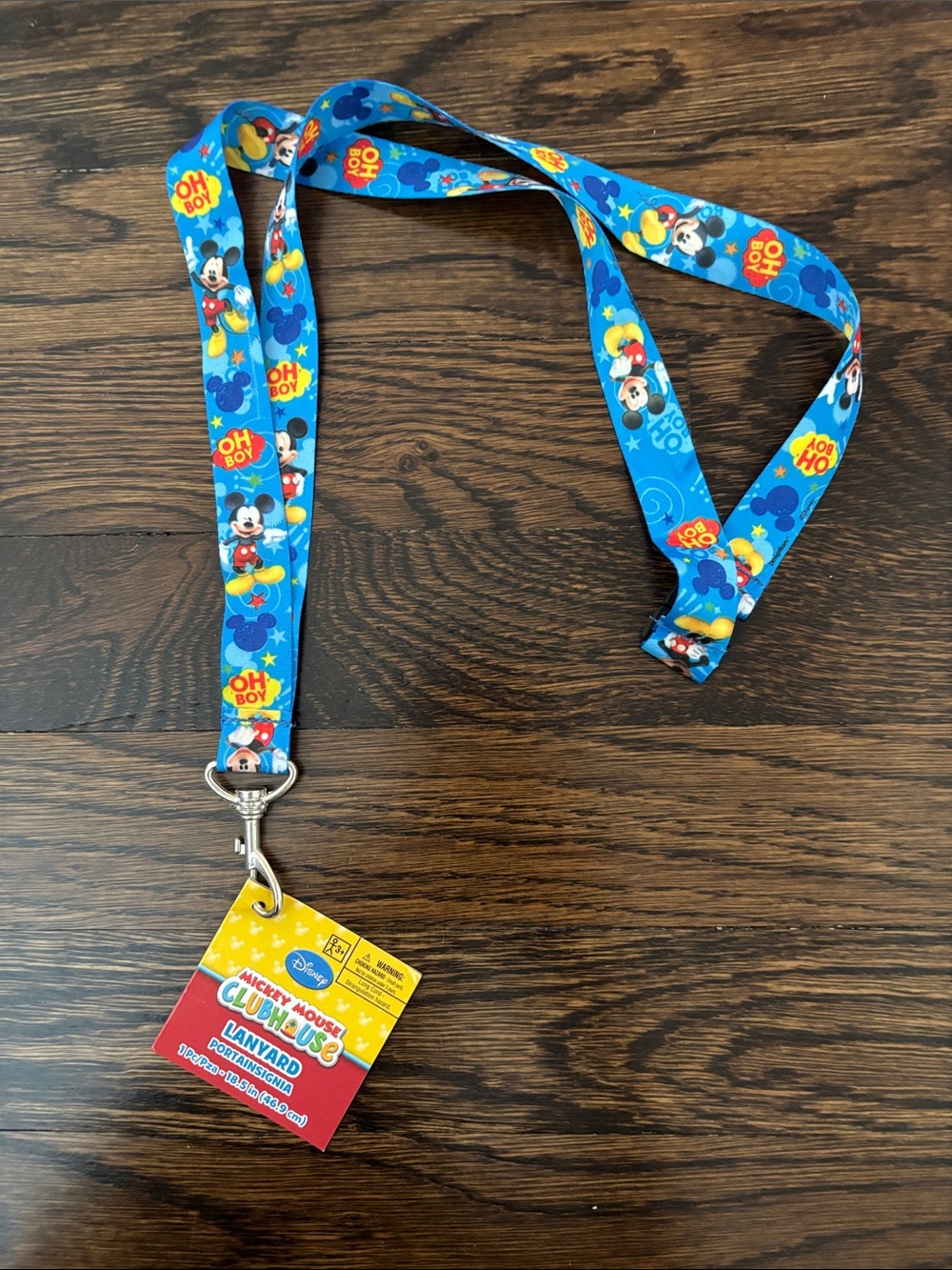 New Disney Mickey Mouse Clubhouse “Oh Boy!” Lanyard